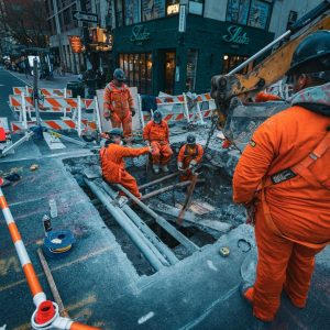 new york construction crew